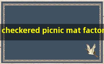 checkered picnic mat factories